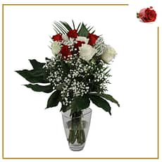 Ramo Misto de 9 Rosas Mistas
